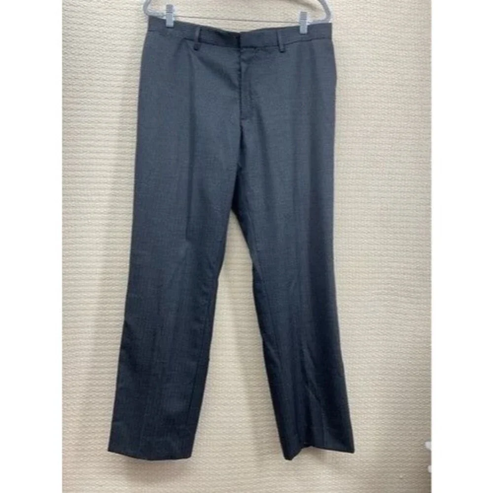 Banana Republic Classic Fit Striped Wool Blend Dress Pants Men Size 34/32‎